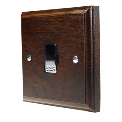 Jacobean Dark Oak | Polished Chrome Unswitched Fused Spur