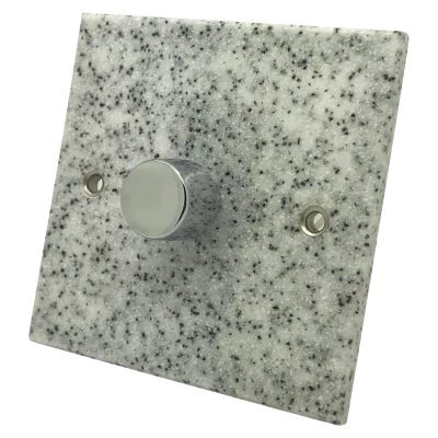 Light Granite / Polished Stainless Intelligent Dimmer