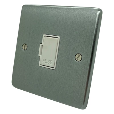 Low Profile Rounded Satin Chrome Unswitched Fused Spur