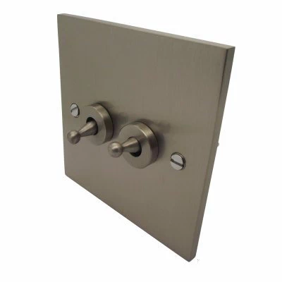 Low Profile Satin Nickel LED Dimmer
