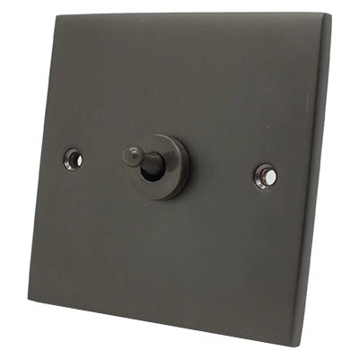 Low Profile Silk Bronze Toggle (Dolly) Switch