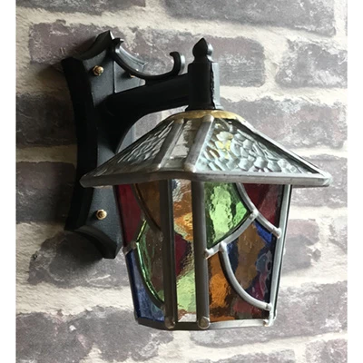 Ludlow Mini Outdoor Leaded Lantern | Porch Light