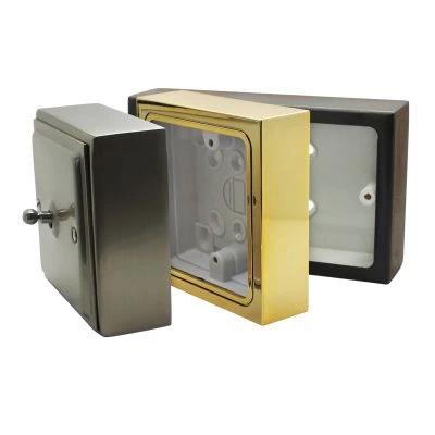 Polished Chrome Surface Mount Boxes (Wall Boxes)