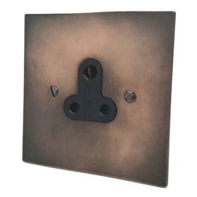 Natural Elements Natural Copper Round Pin Unswitched Socket (For Lighting)