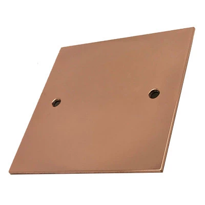 Natural Elements Polished Copper Blank Plate