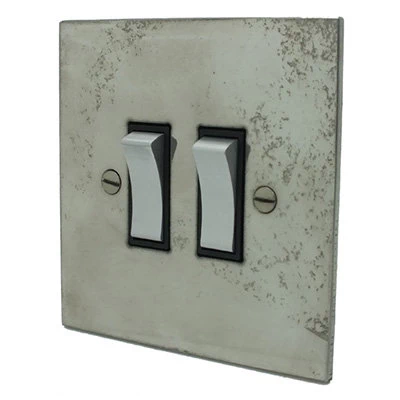 Natural Elements Natural Pewter (Polished) Intermediate Switch and Light Switch Combination