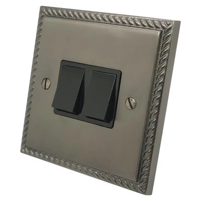 Palladian Bronze Intermediate Switch and Light Switch Combination