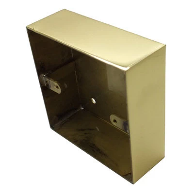 Polished Brass Surface Mount Boxes (Wall Boxes)