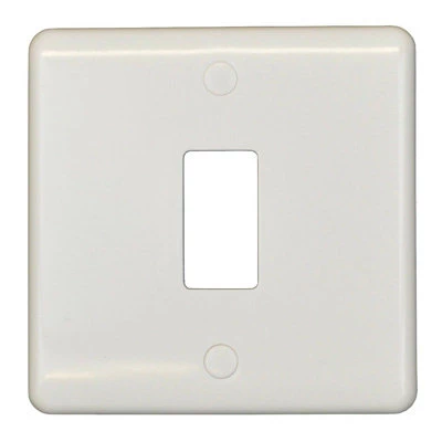 Pure White Grid Sockets & Switches
