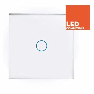 Crystal White Glass Touch Dimmer