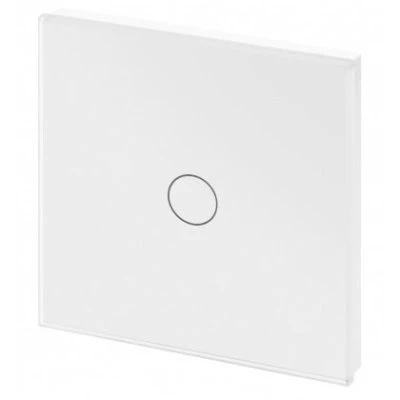 Crystal White Glass Touch Light Switch