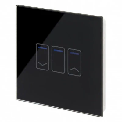 Crystal Black Glass WiFi Dimmer