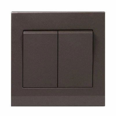 Simplicity Charcoal Intermediate Switch and Light Switch Combination