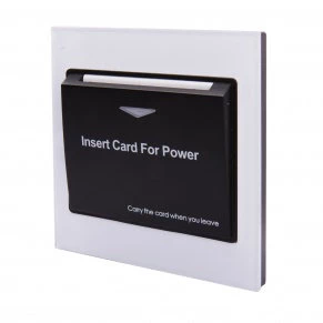 Hotel White (Acrylic) Card Switch