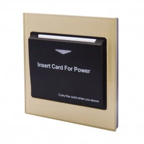 Hotel Brass (Acrylic) Card Switch
