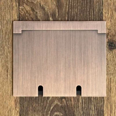 Recessed Floor Sockets Antique Copper Floor Schuko (Euro) Socket