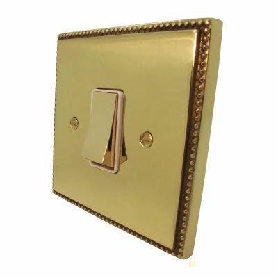 Regency Premier Plus Polished Brass (Cast) Round Pin Unswitched Socket (For Lighting)