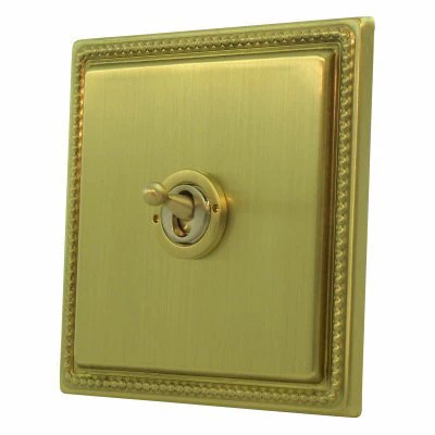 Regency Satin Brass Sockets & Switches