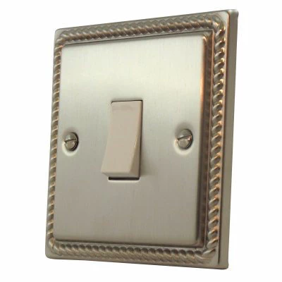 Salisbury Satin Nickel Plug Socket with USB Charging