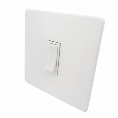 Screwless Paintable Dimmer and Toggle Switch Combination