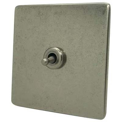 Screwless Aged Old Nickel Intermediate Toggle (Dolly) Switch