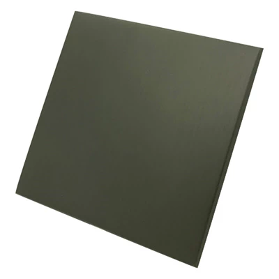 Screwless Square Old Bronze Blank Plate