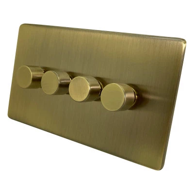 Flat Satin Brass Create Your Own Switch Combinations