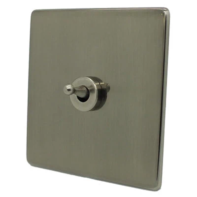 Screwless Supreme Antique Pewter Card Switch