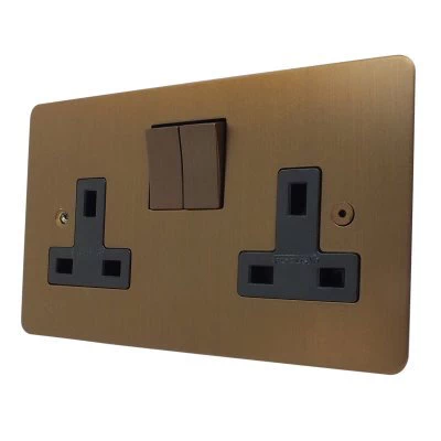 Seamless Bronze Antique Sockets & Switches