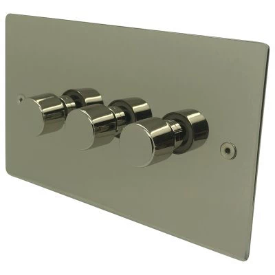 Seamless Polished Nickel LED Dimmer