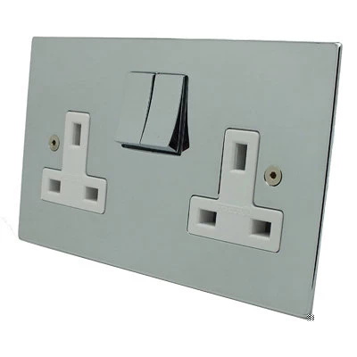 Seamless Square Polished Chrome Sockets & Switches
