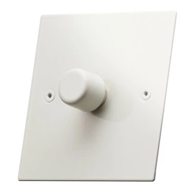 Seamless Square High Gloss White Intelligent Dimmer