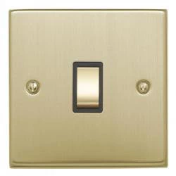 Ingot Single Module Plate - 1 Module - Brushed Brass Modular Plate