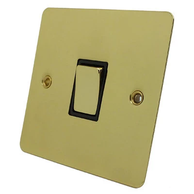 Flat Polished Brass Light Switch