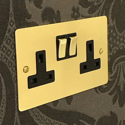 Flat Polished Brass Create Your Own Switch Combinations