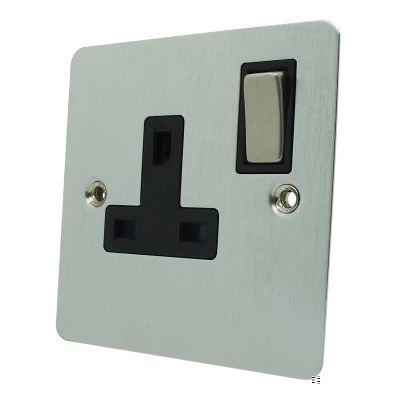 Flat Satin Chrome Intermediate Toggle (Dolly) Switch