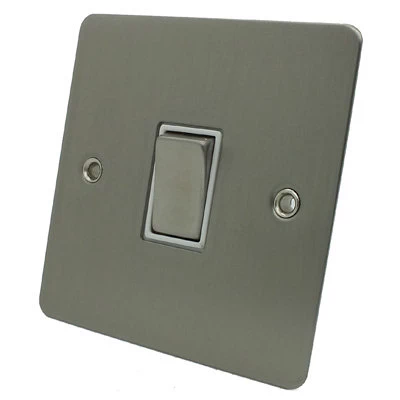 Flat Satin Stainless Light Switch
