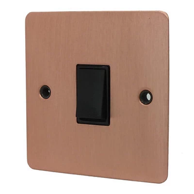 Flat Classic Brushed Copper Time Lag Staircase Switch