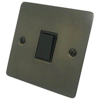 Flat Classic Old Bronze Satellite Socket (F Connector)