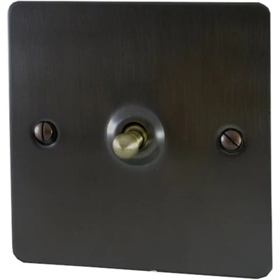 Flat Classic Old Bronze Intermediate Toggle (Dolly) Switch