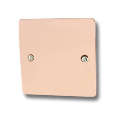 Flat Classic Polished Copper Blank Plate