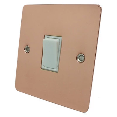 Flat Classic Polished Copper Intermediate Light Switch