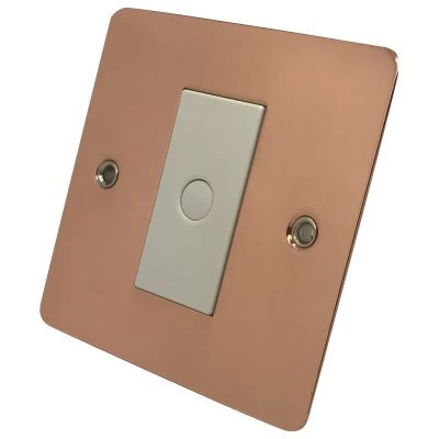 Flat Classic Polished Copper Time Lag Staircase Switch