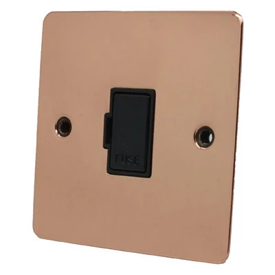 Flat Classic Polished Copper Unswitched Fused Spur