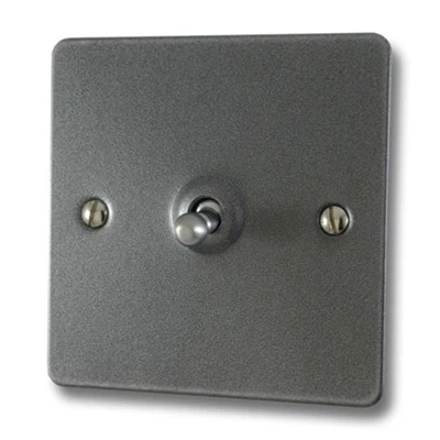 Flat Dark Pewter Toggle (Dolly) Switch