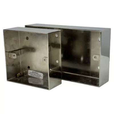 Surface Mount Boxes (Wall Boxes) Polished Nickel Sockets & Switches