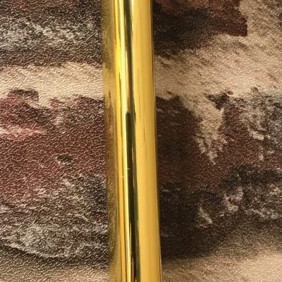 Surface System Ornate Polished Brass Conduit