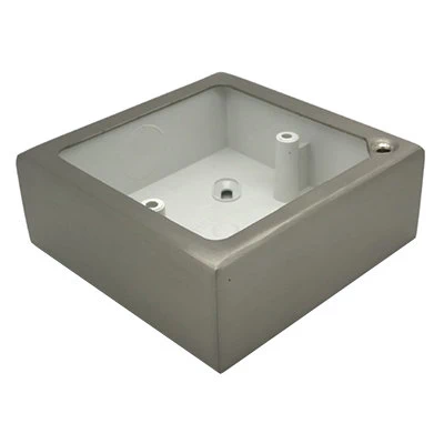 Metal Clad Satin Stainless Surface Mount Boxes (Wall Boxes)