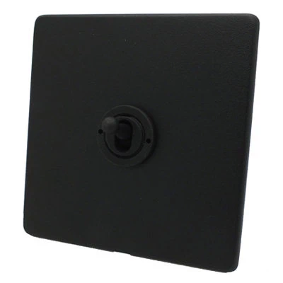 Textured Black Toggle (Dolly) Switch