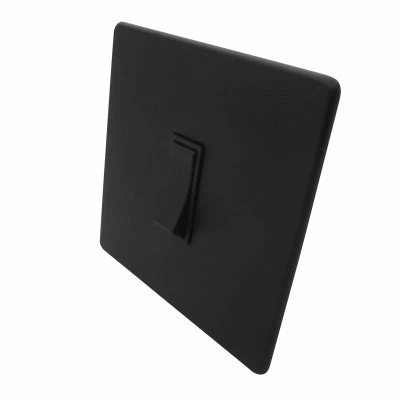 Textured Black Time Lag Staircase Switch